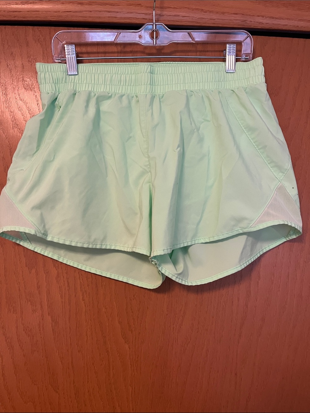 Light Green Women's Athletic Shorts - Breathable Performance